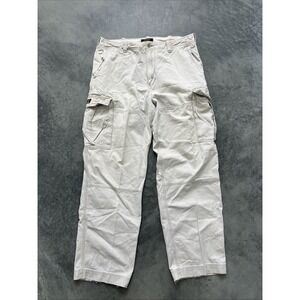 Vintage Abercrombie fitch cargo pants 36 L Baggy White